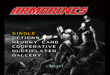 Armorines: Project S.W.A.R.M. Title Screen